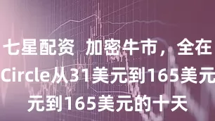 七星配资  加密牛市，全在美股：Circle从31美元到165美元的十天