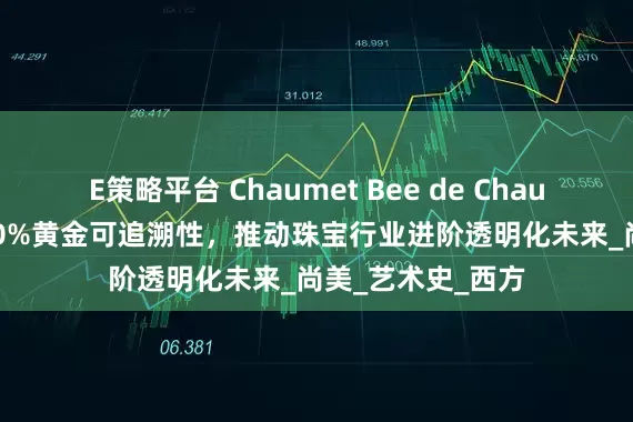 E策略平台 Chaumet Bee de Chaumet系列实现100%黄金可追溯性，推动珠宝行业进阶透明化未来_尚美_艺术史_西方